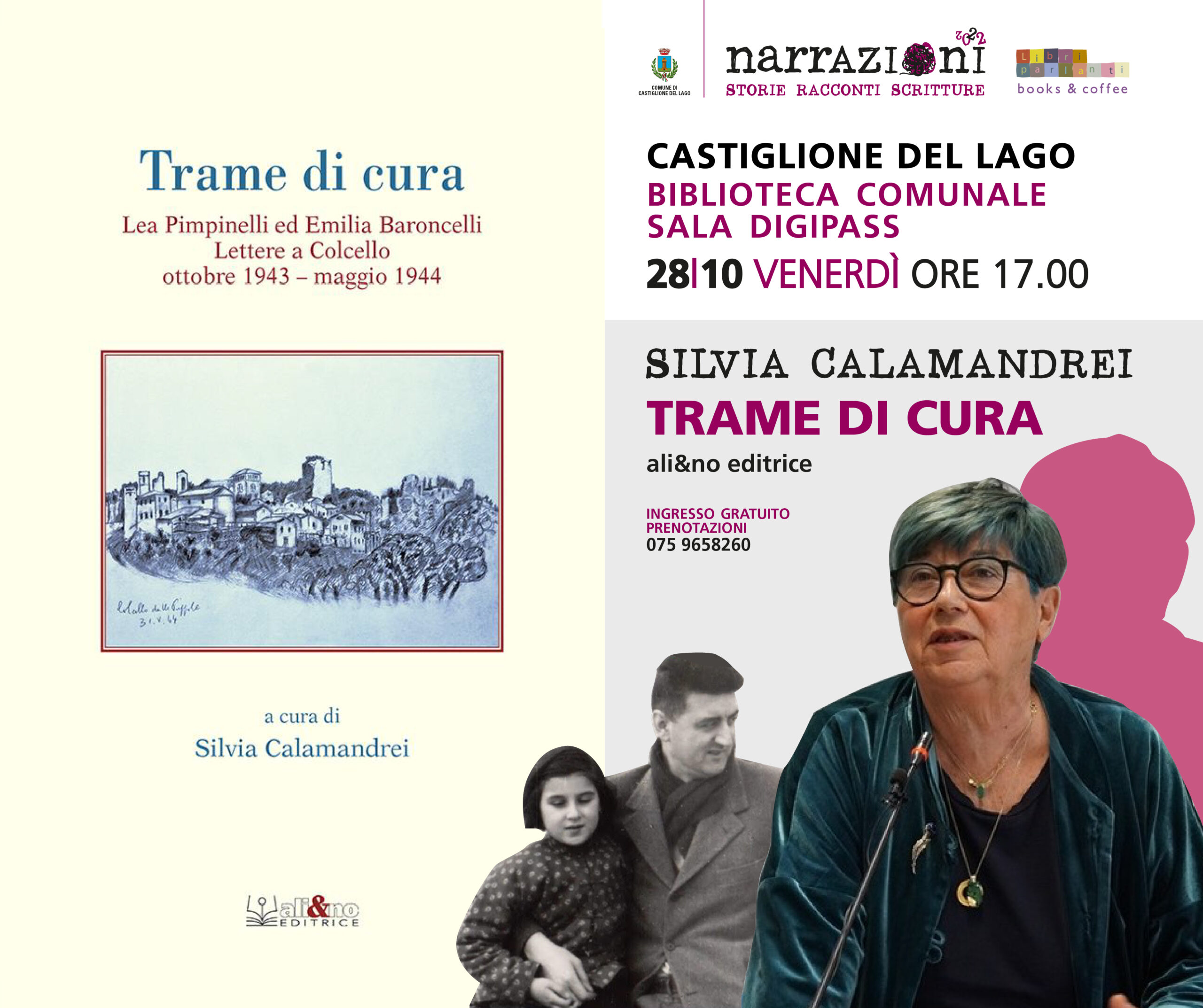 Venerdì 28 ore 17.00 NarrAzioni- Trame di cura Ed. Ali&no