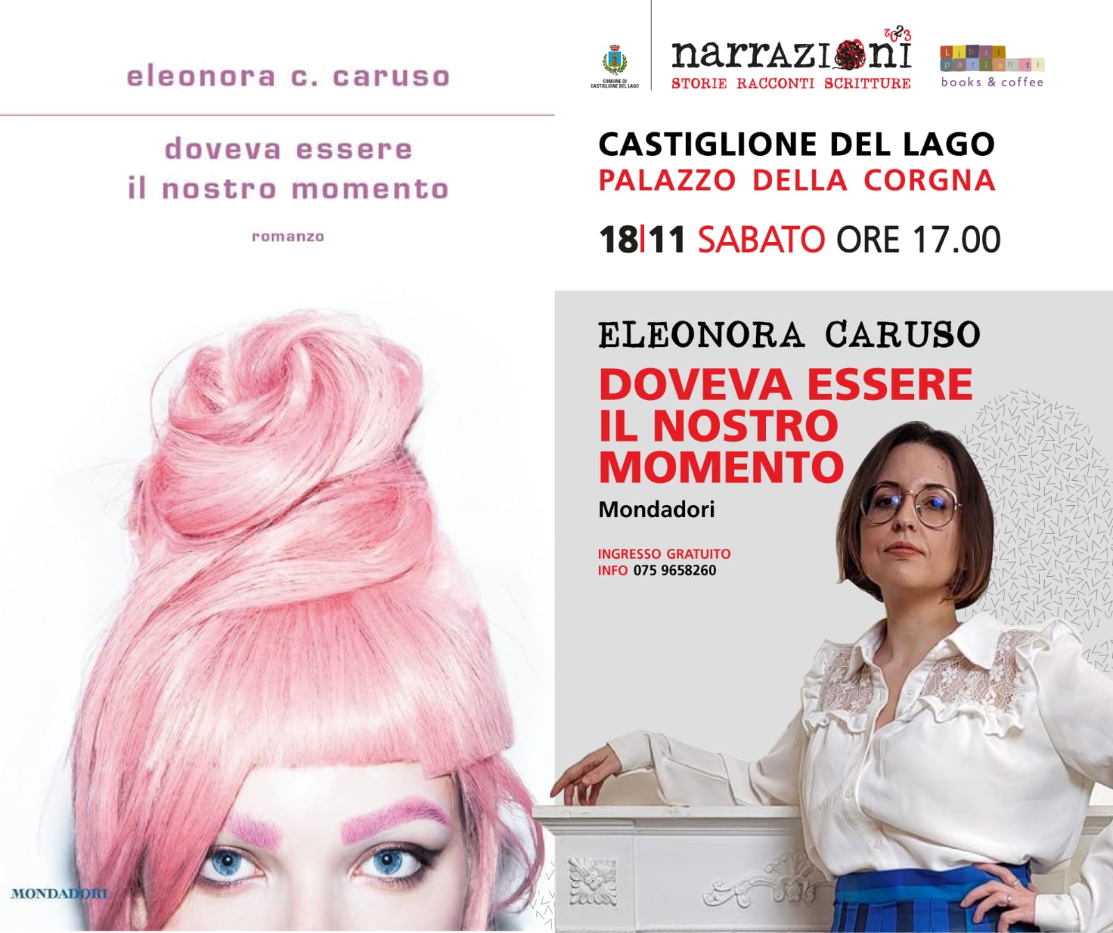 Eleonora Caruso presenta DOVEVA ESSERE IL NOSTRO TEMPO