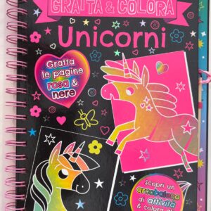 UNICORNI. GRATTA E COLORA. EDIZ. A COLOR