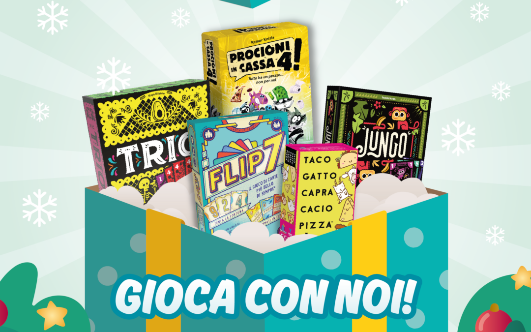 Sabato 20 dicembre ore 9.00 /13.00 e ore 15.00/19.00 DV Games e Ghenos Games in libreria