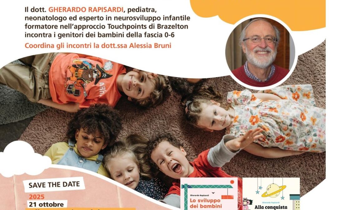 Martedì 9 ore 16.30 Genitori in Corso – Lo sviluppo e l’autoregolazione