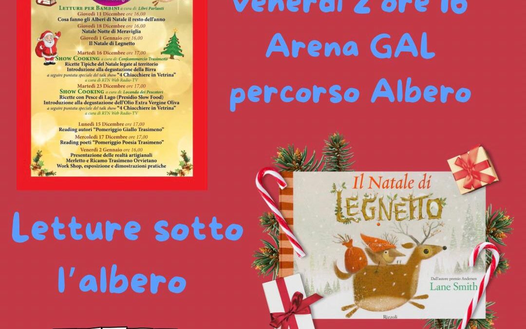 Venerdì 2 gennaio ore 16.00 Letture sotto l’albero